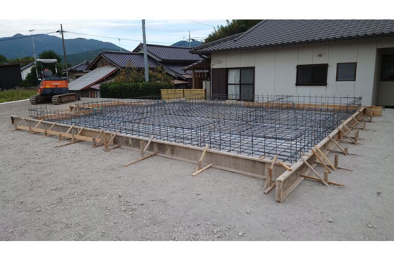 基礎配筋工事